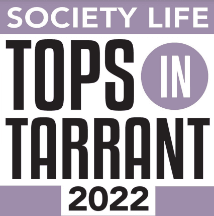 Society Life Tops in Tarrant County 2022 badge